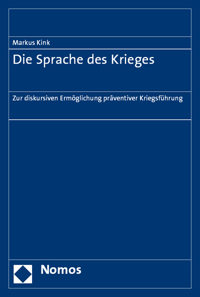 Cover des Buchs: Die Sprache des Krieges
