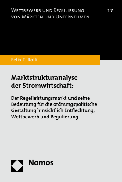 Cover des Buchs: Marktstrukturanalyse der Stromwirtschaft