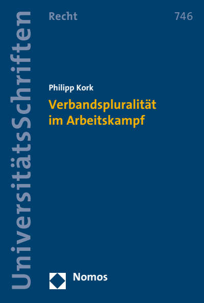 Cover des Buchs: Verbandspluralität im Arbeitskampf
