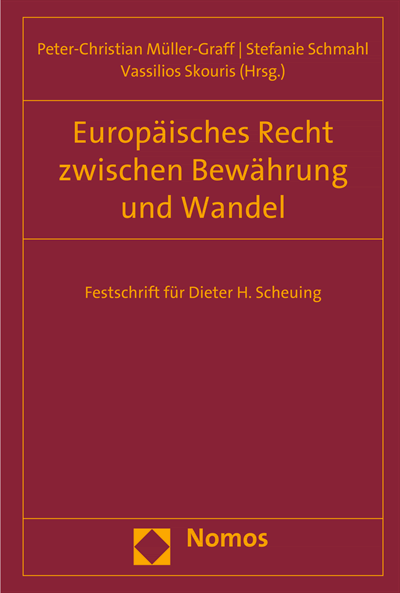 Cover of book: Europäisches Recht zwischen Bewährung und Wandel