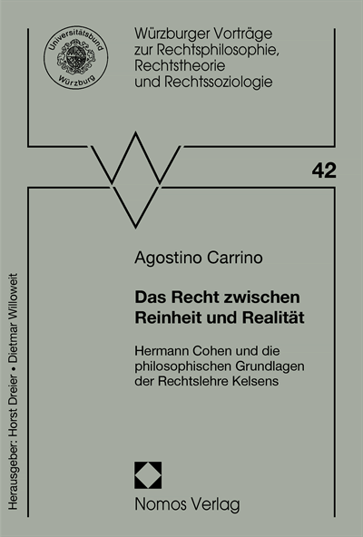 Cover of book: Das Recht zwischen Reinheit und Realität