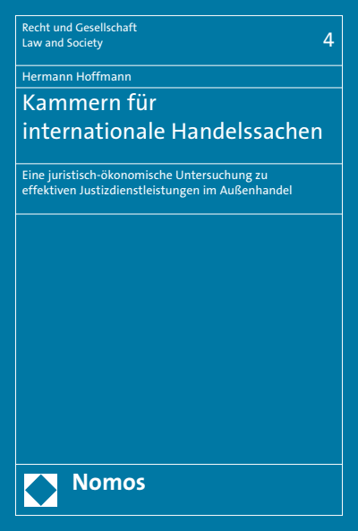Cover of book: Kammern für internationale Handelssachen