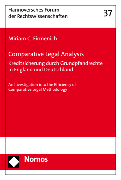 Cover des Buchs: Comparative Legal Analysis