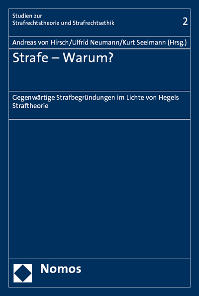 Cover of book: Strafe - Warum?