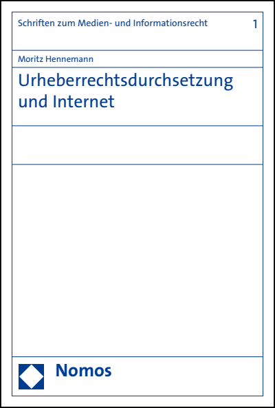 Cover des Buchs: Urheberrechtsdurchsetzung und Internet