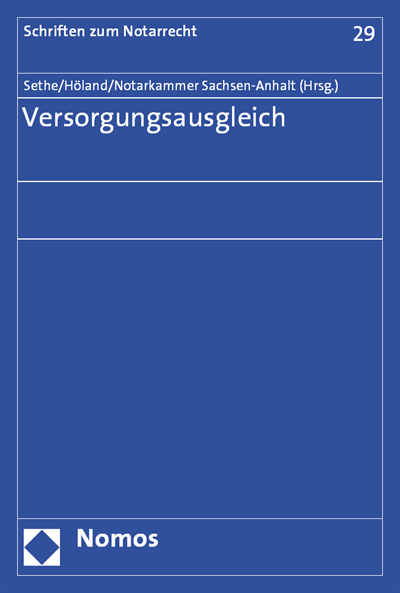 Cover des Buchs: Versorgungsausgleich