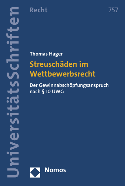 Cover des Buchs: Streuschäden im Wettbewerbsrecht