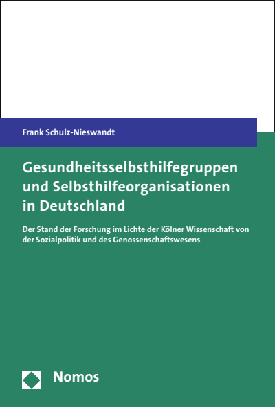 Cover des Buchs: Gesundheitsselbsthilfegruppen und Selbsthilfeorganisationen in Deutschland