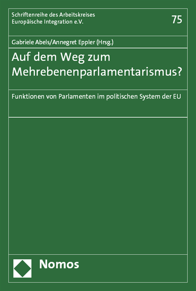 Cover of book: Auf dem Weg zum Mehrebenenparlamentarismus?