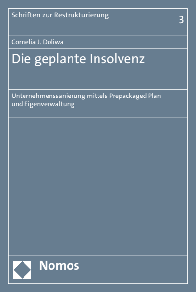 Cover des Buchs: Die geplante Insolvenz