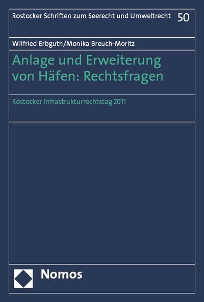 Cover des Buchs: Anlage und Erweiterung von Häfen: Rechtsfragen