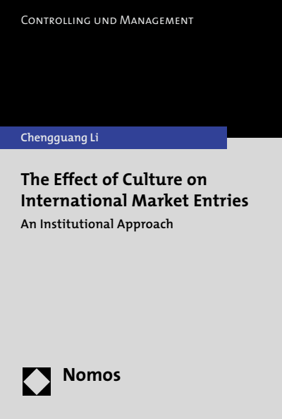 Cover of book: The Effect of Culture on International Market Entries