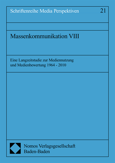Cover des Buchs: Massenkommunikation VIII