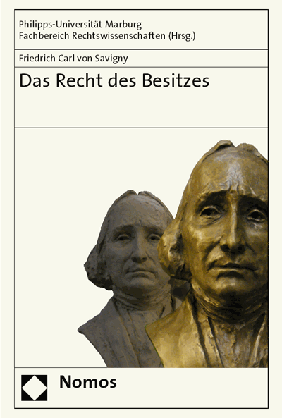 Cover of book: Das Recht des Besitzes