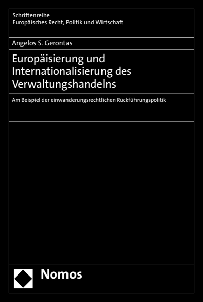 Cover of book: Europäisierung und Internationalisierung des Verwaltungshandelns