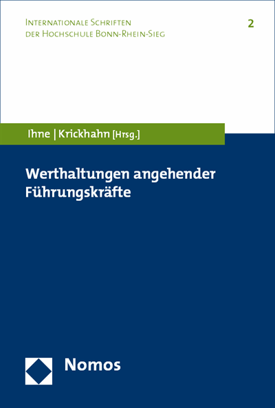 Cover des Buchs: Werthaltungen angehender Führungskräfte