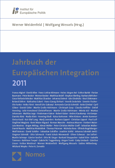Cover of book: Jahrbuch der Europäischen Integration 2011