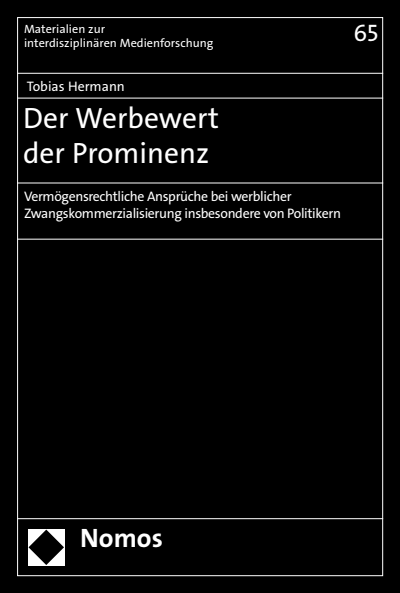 Cover des Buchs: Der Werbewert der Prominenz