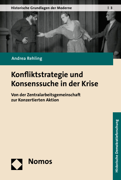 Cover des Buchs: Konfliktstrategie und Konsenssuche in der Krise