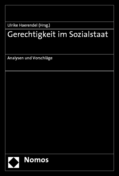 Cover des Buchs: Gerechtigkeit im Sozialstaat