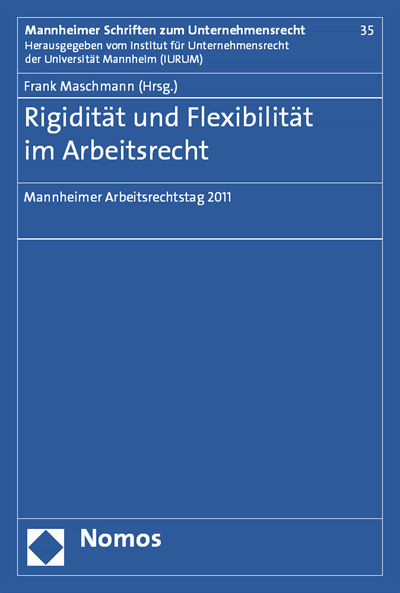 Cover of book: Rigidität und Flexibilität im Arbeitsrecht