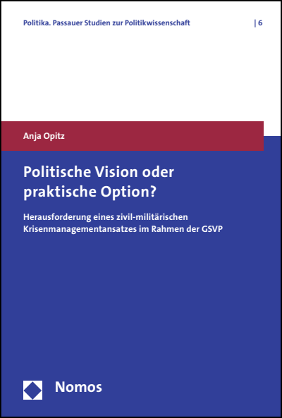 Cover of book: Politische Vision oder praktische Option?