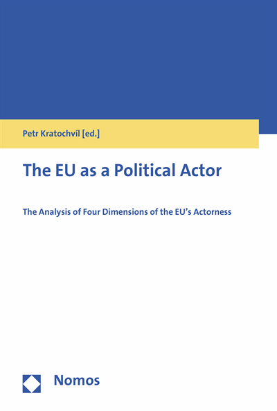 Cover of book: The EU as a Political Actor
