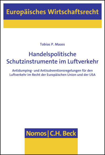 Cover of book: Handelspolitische Schutzinstrumente im Luftverkehr