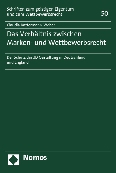 Cover of book: Das Verhältnis zwischen Marken- und Wettbewerbsrecht