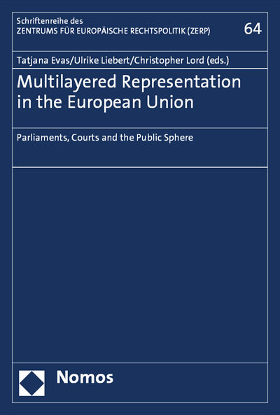 Cover of book: Multilayered Representation in the European Union