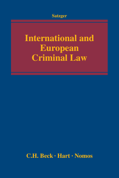 Cover of book: International and European Criminal Law