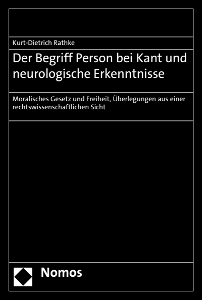 Cover of book: Der Begriff Person bei Kant und neurologische Erkenntnisse