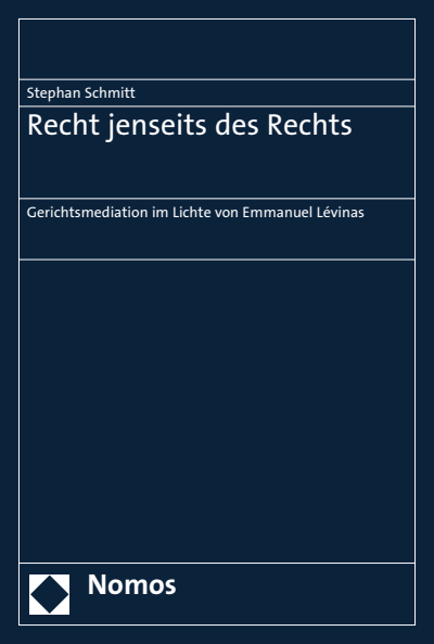 Cover of book: Recht jenseits des Rechts