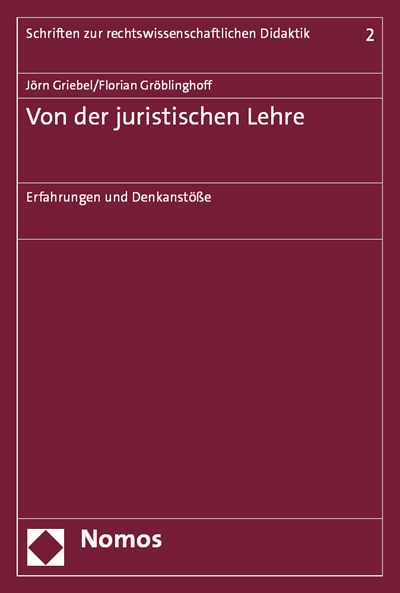 Cover des Buchs: Von der juristischen Lehre