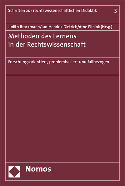 Cover des Buchs: Methoden des Lernens in der Rechtswissenschaft