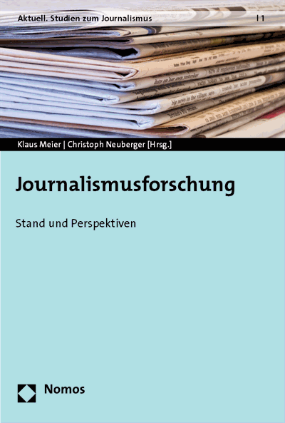 Cover of book: Journalismusforschung