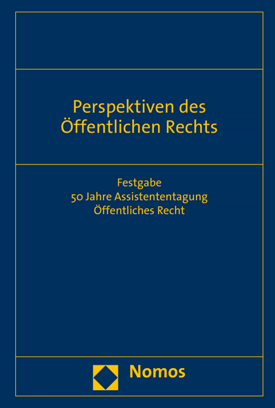 Cover of book: Perspektiven des Öffentlichen Rechts