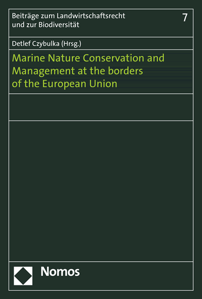 Cover des Buchs: Marine Nature Conservation and Management at the borders of the European Union