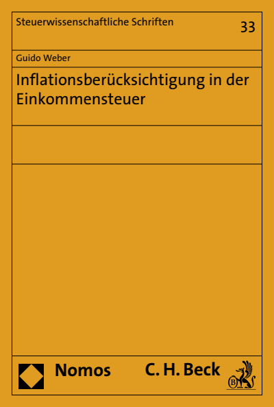Cover of book: Inflationsberücksichtigung in der Einkommensteuer