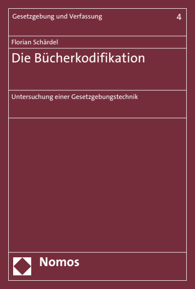 Cover of book: Die Bücherkodifikation