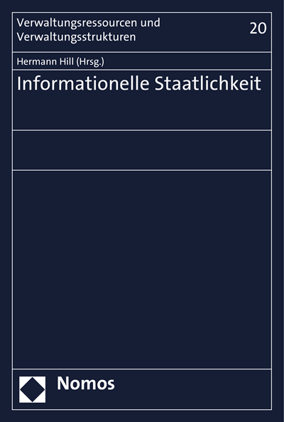 Cover of book: Informationelle Staatlichkeit