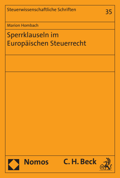 Cover of book: Sperrklauseln im Europäischen Steuerrecht
