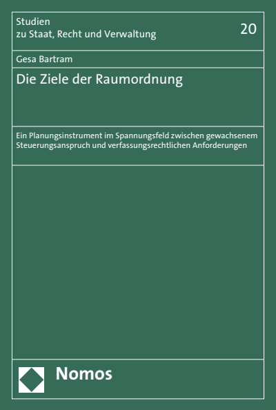 Cover of book: Die Ziele der Raumordnung