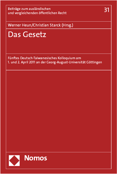 Cover des Buchs: Das Gesetz