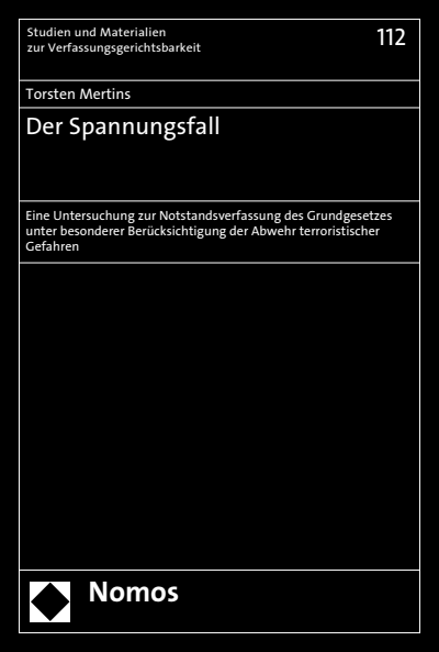 Cover of book: Der Spannungsfall