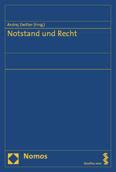 Cover des Buchs: Notstand und Recht