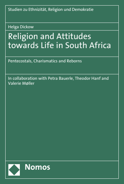 Cover of book: Religion and Attitudes towards Life in South Africa