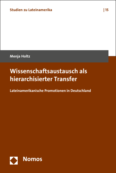 Cover of book: Wissenschaftsaustausch als hierarchisierter Transfer