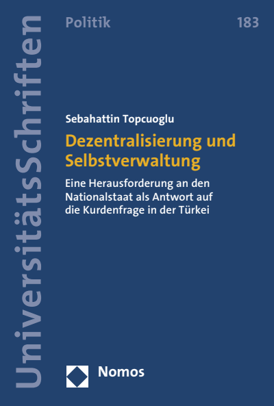 Cover of book: Dezentralisierung und Selbstverwaltung
