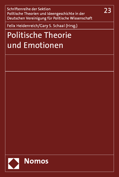Cover des Buchs: Politische Theorie und Emotionen